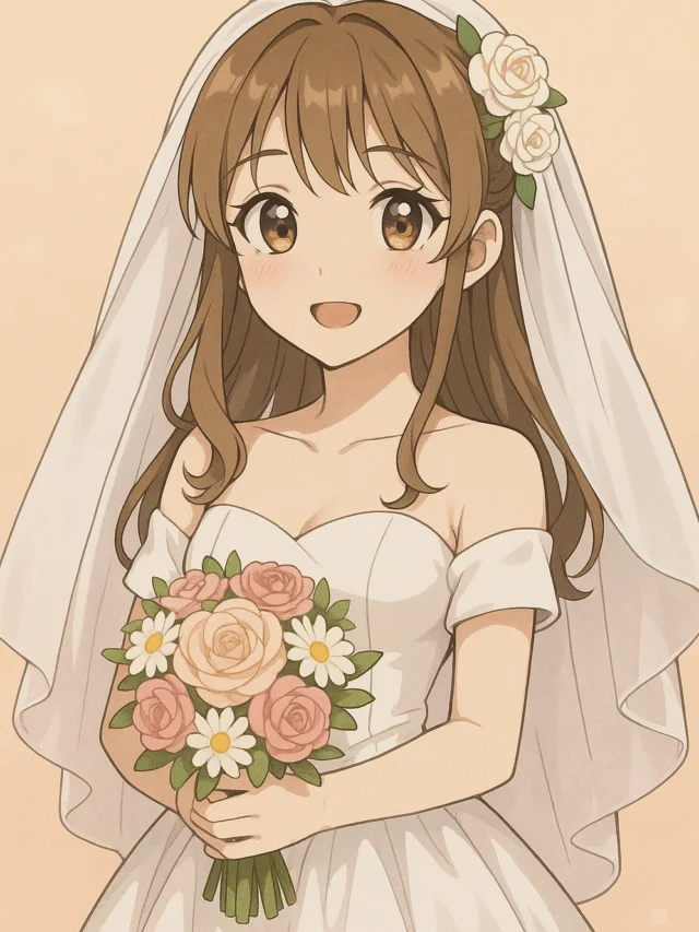 anime cô dâu phong cách hiện đại