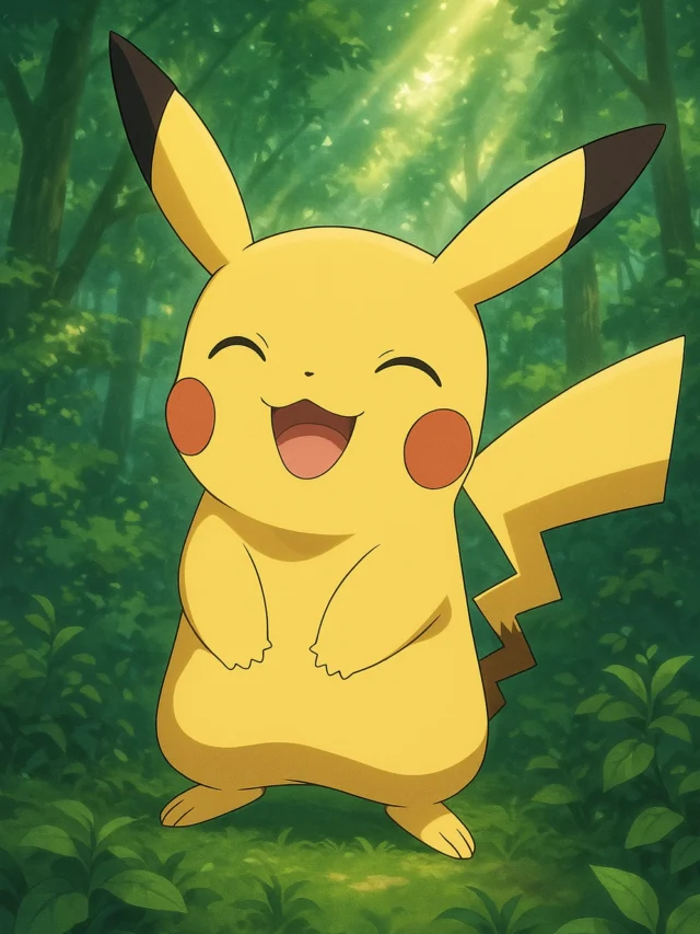 hình pikachu hoạt hình anime