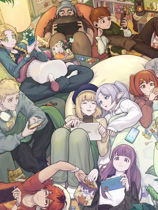 ảnh fan art frieren pháp sư tiễn táng anime