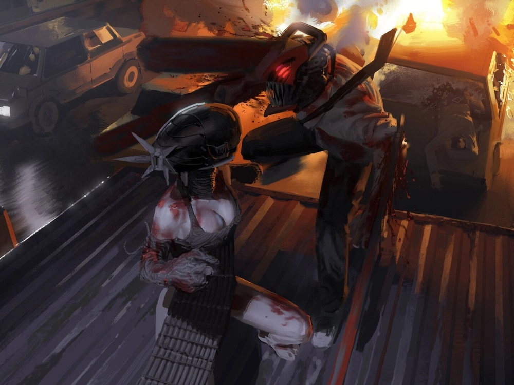 hình nền chainsaw man 