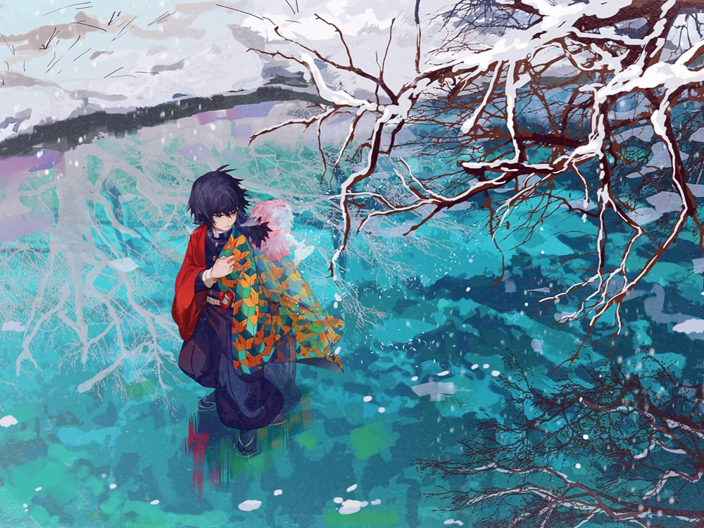 giyuu ngầu ánh nhìn lạnh