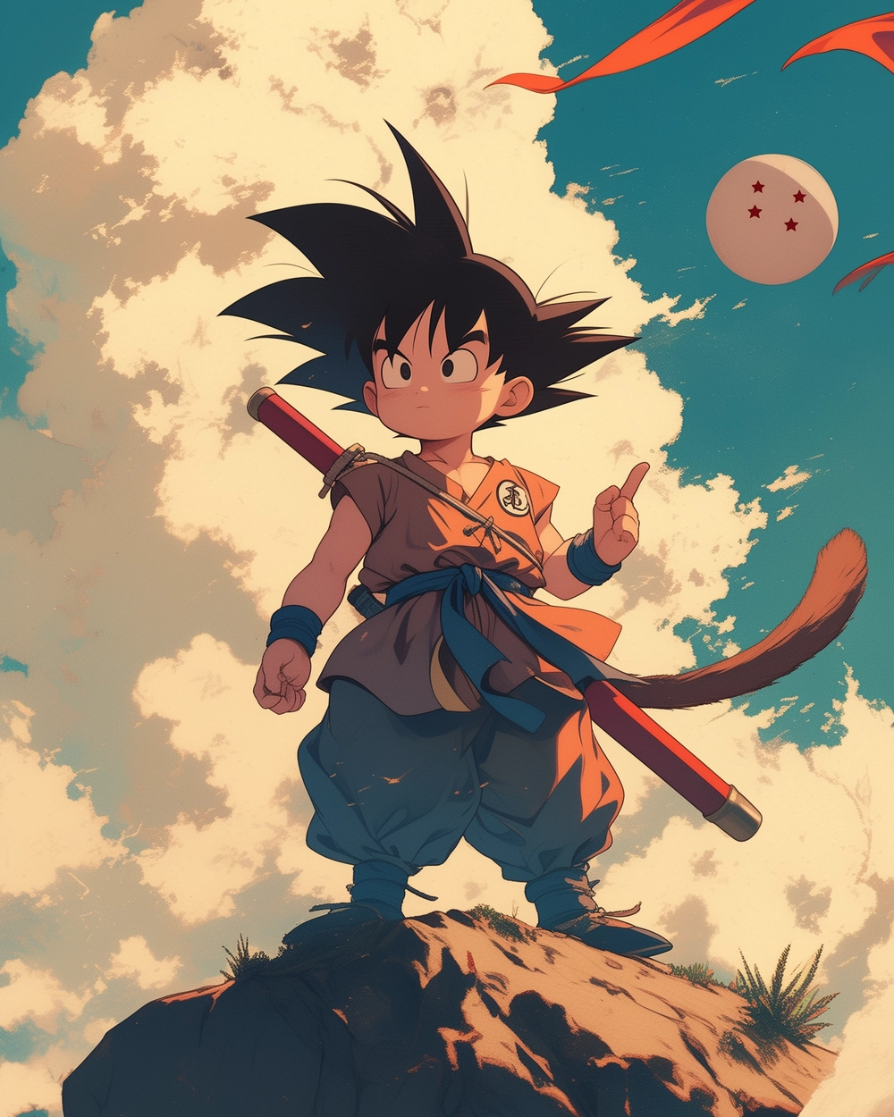 ảnh goku anime chất
