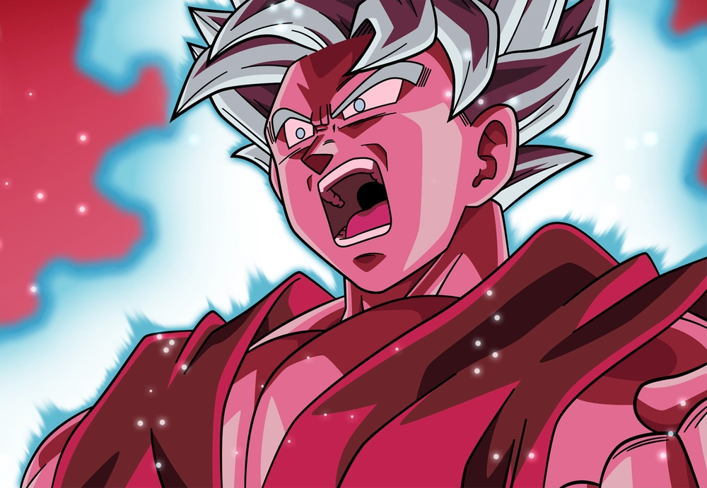 ảnh chiến đấu goku kaioken