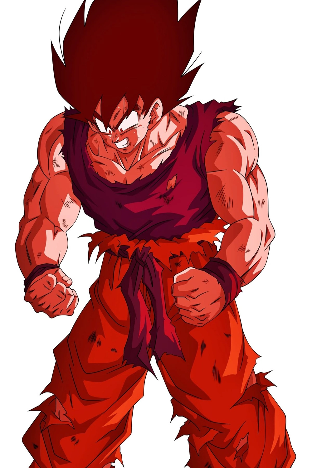 goku kaioken đỏ