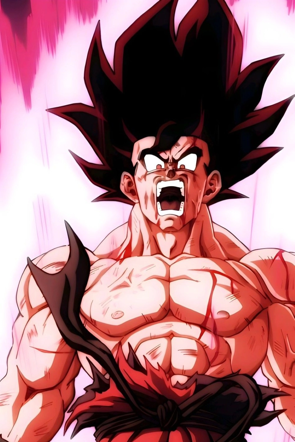 ảnh goku aura đỏ kaioken