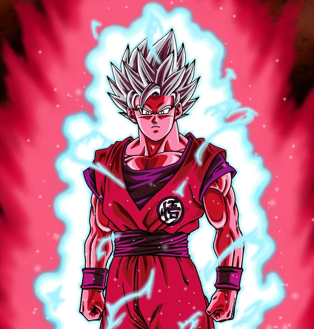 ảnh anime goku aura đỏ