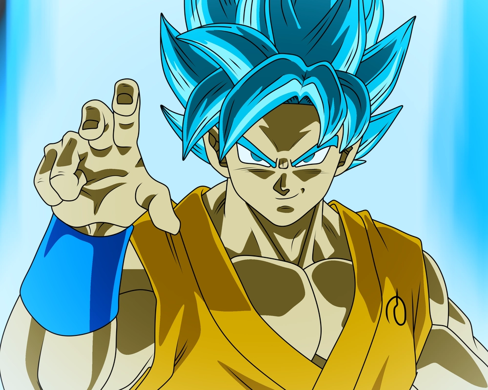 ảnh goku blue đẹp