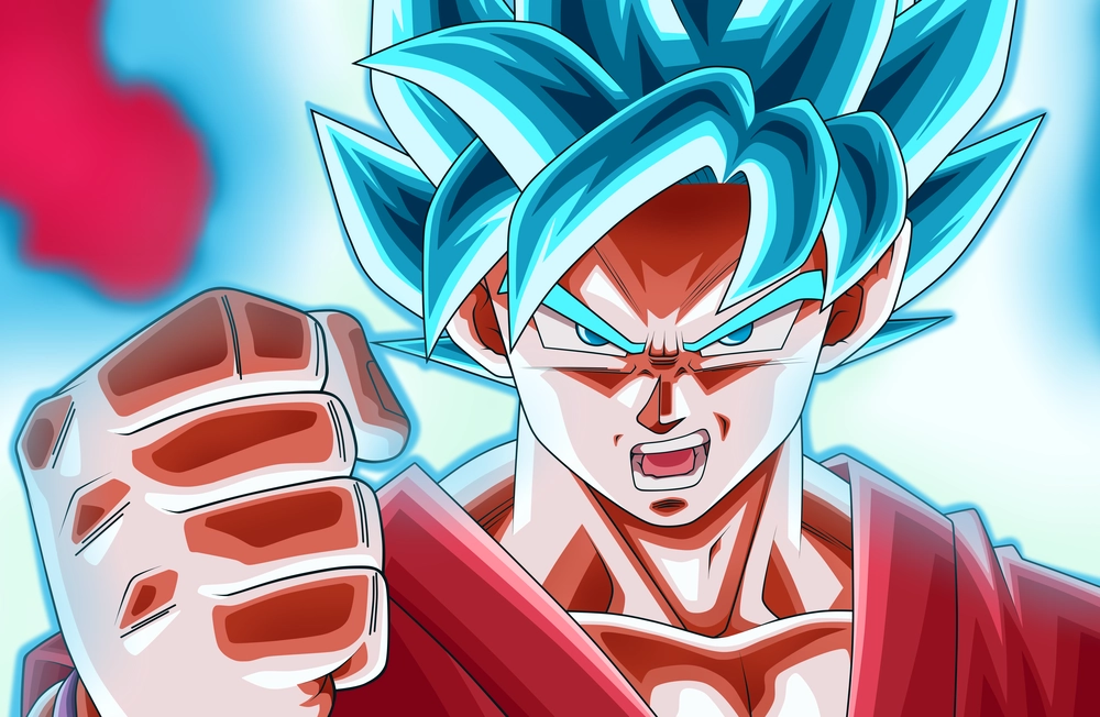 ảnh goku blue chiến đấu