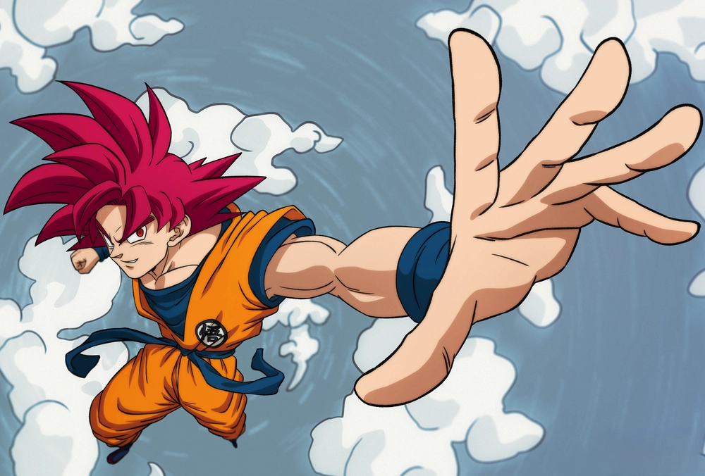 goku super saiyan god