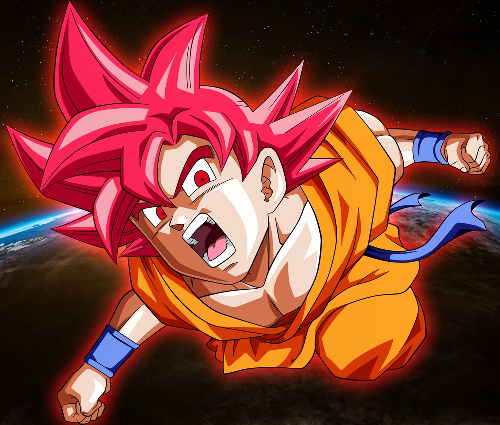 goku ssj god đỏ