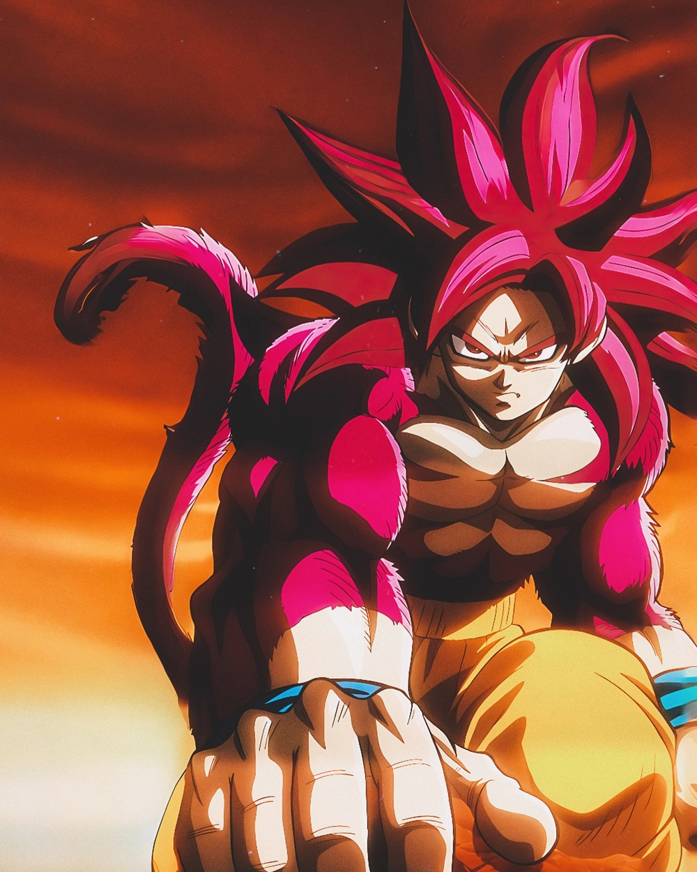 ảnh goku super saiyan cấp 4 full hd