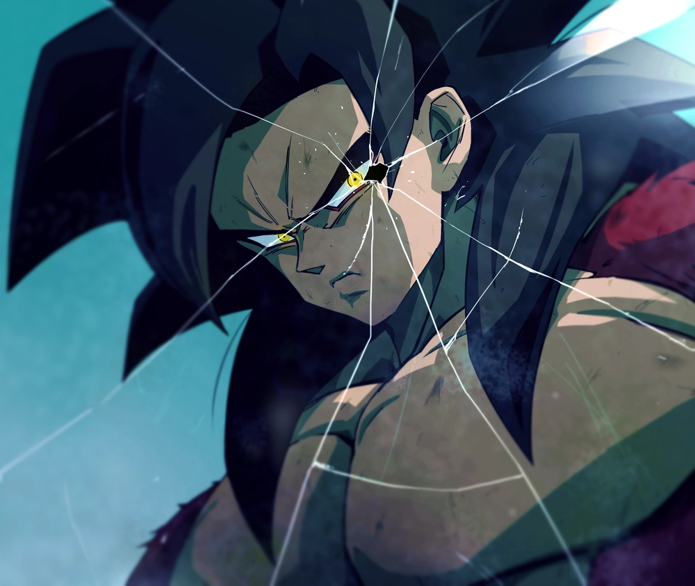 ảnh goku ssj4 chiến đấu