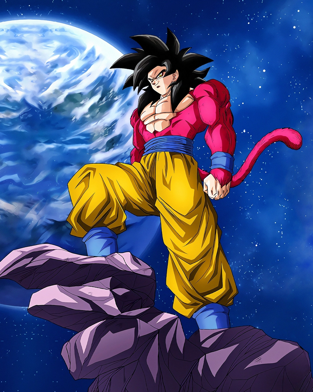 ảnh goku ssj4 đẹp