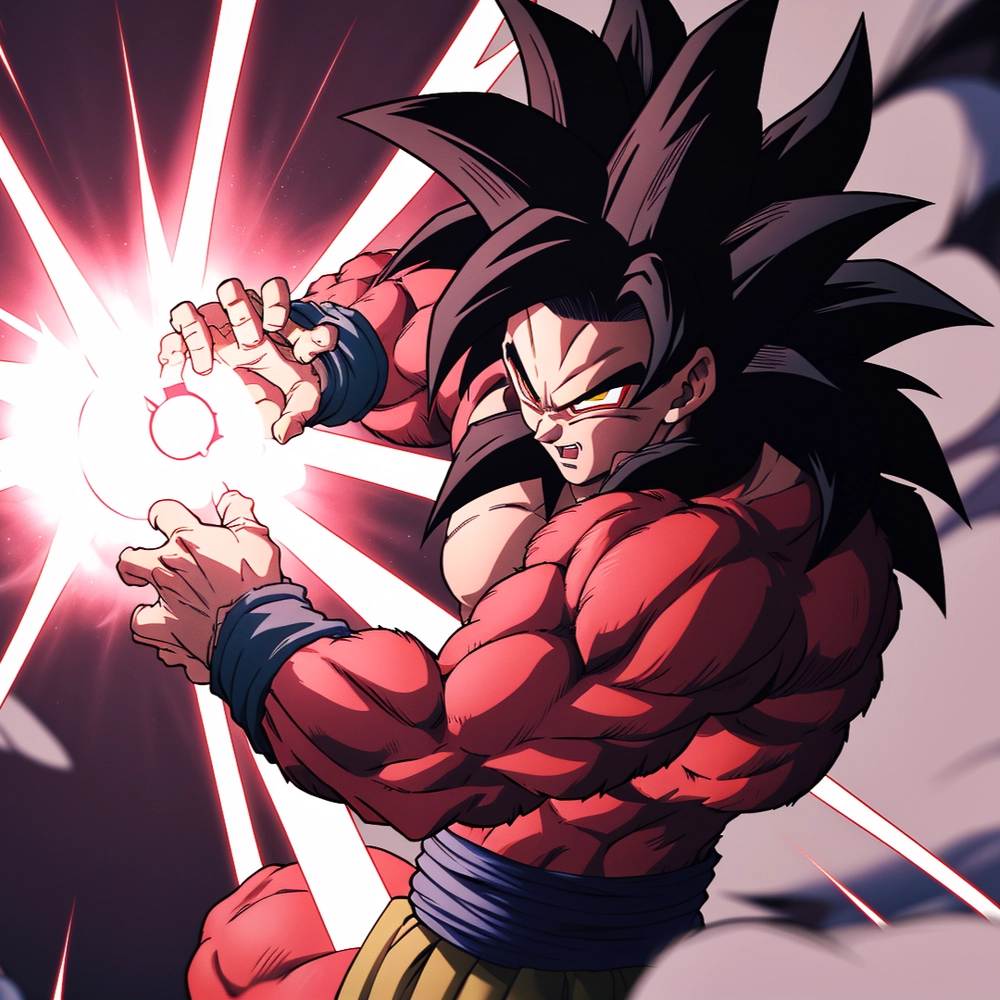 hình ảnh goku super saiyan 4