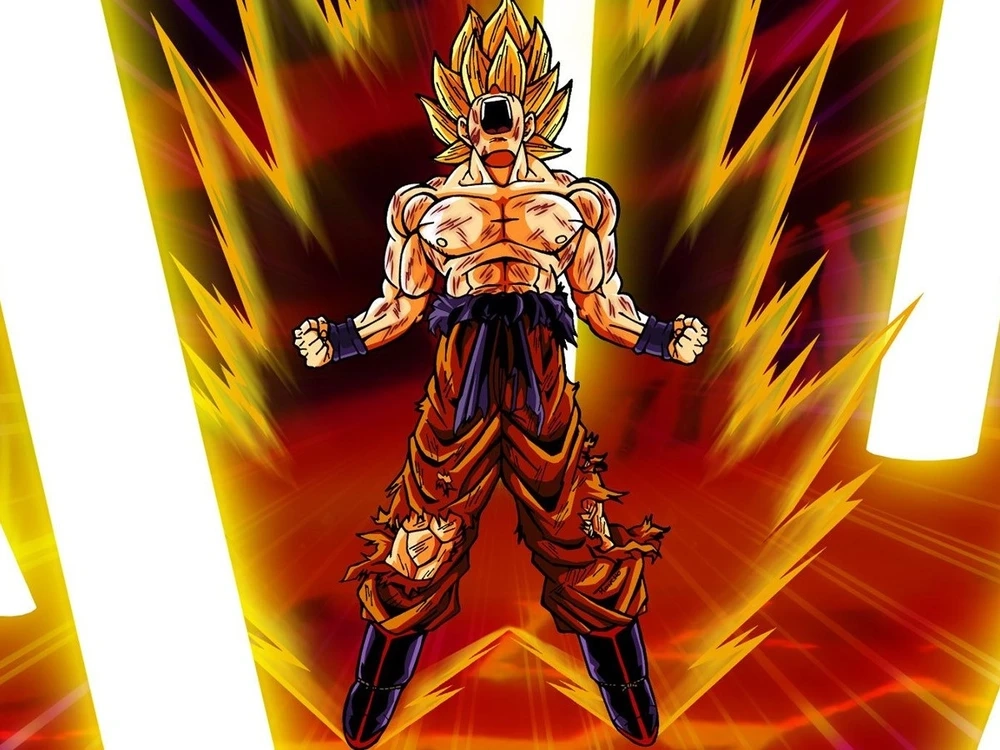 ảnh goku ssj chiến đấu