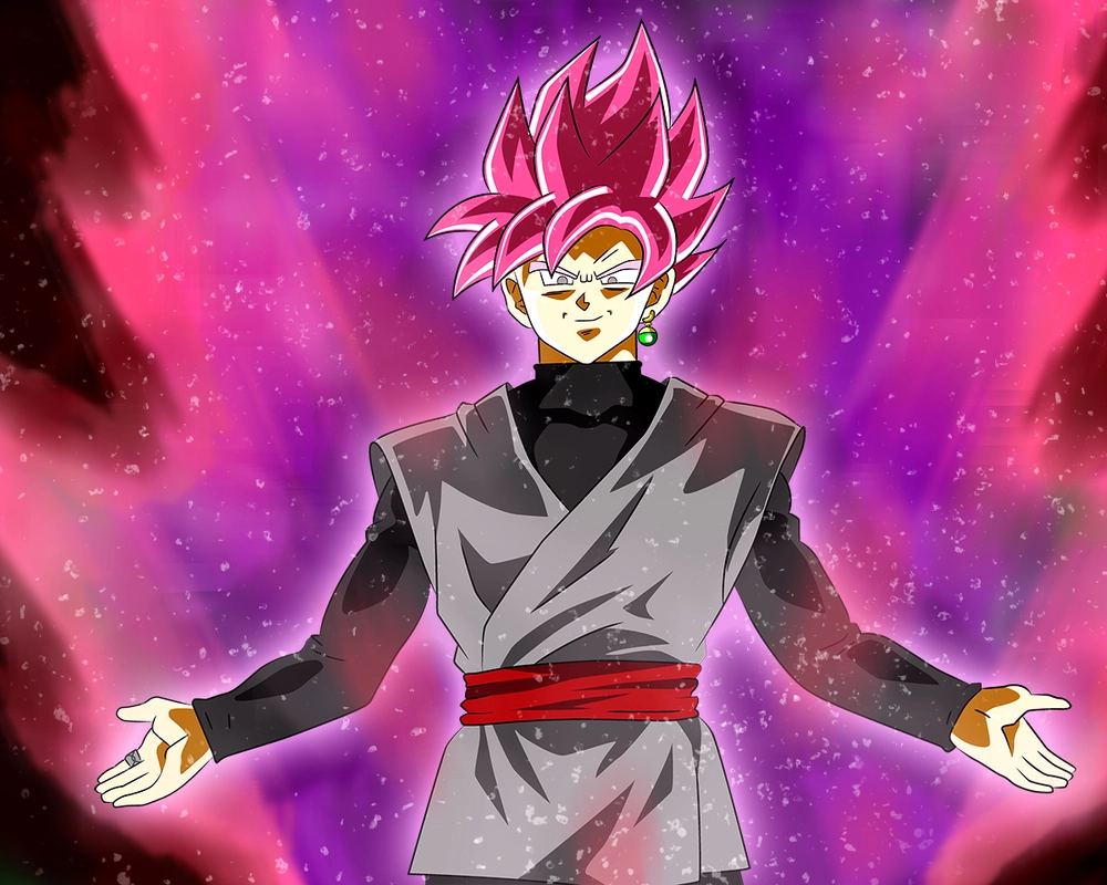 ảnh goku rose tóc hồng