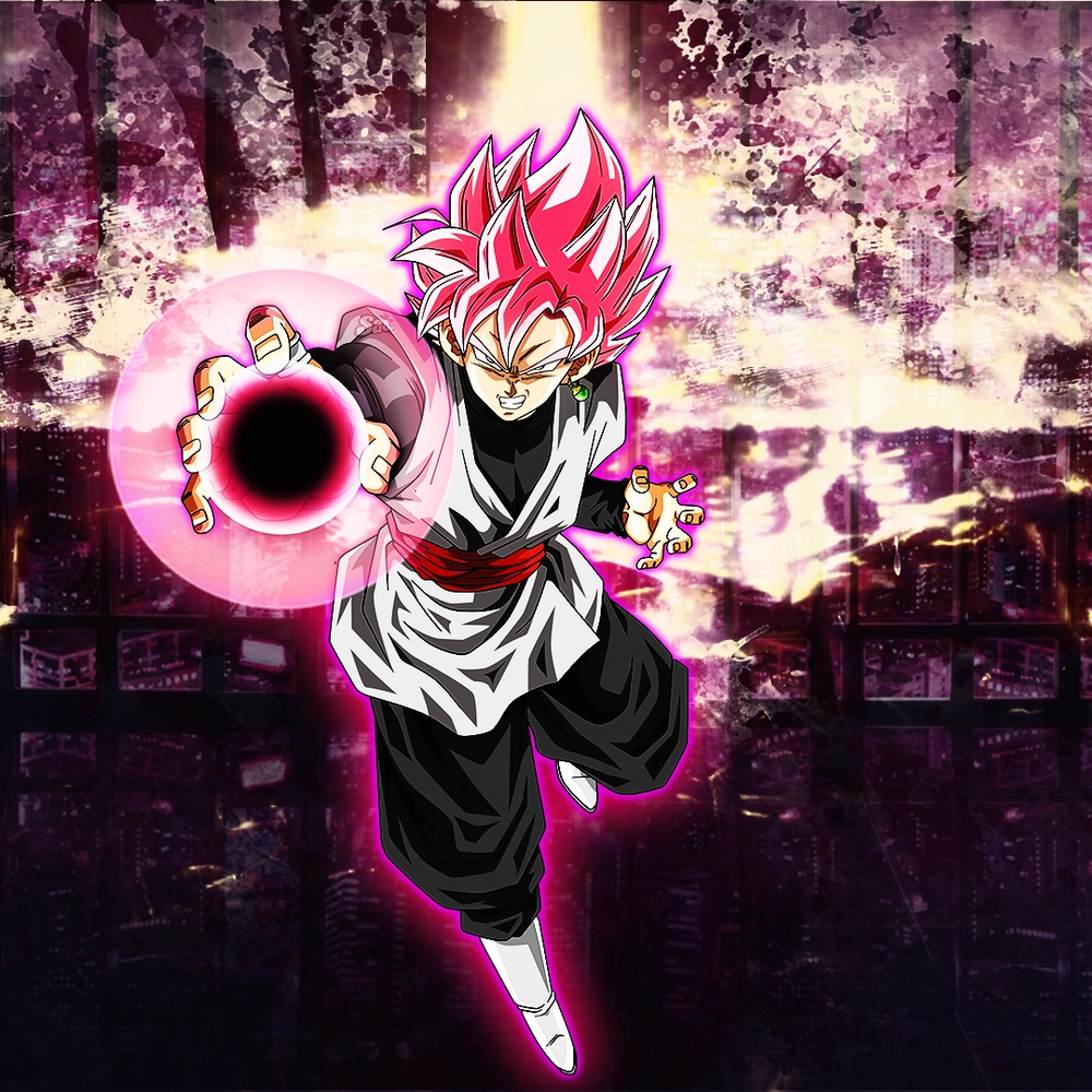 ảnh goku black rose anime