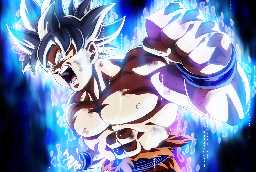 hình ảnh son goku bản năng vô cực