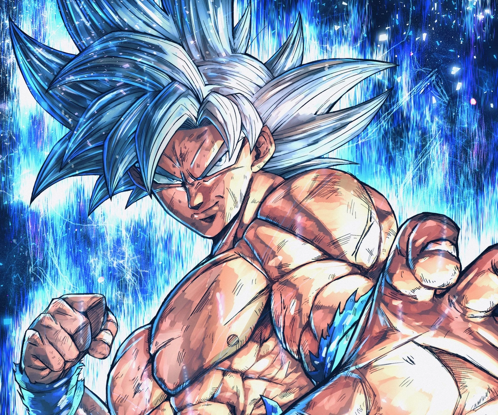 goku ultra instinct tóc bạc