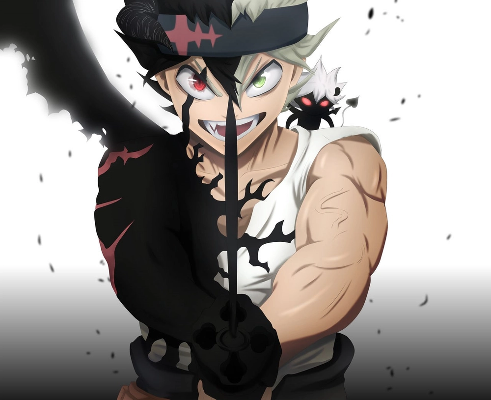 ảnh asta anime với màu sắc sống động 