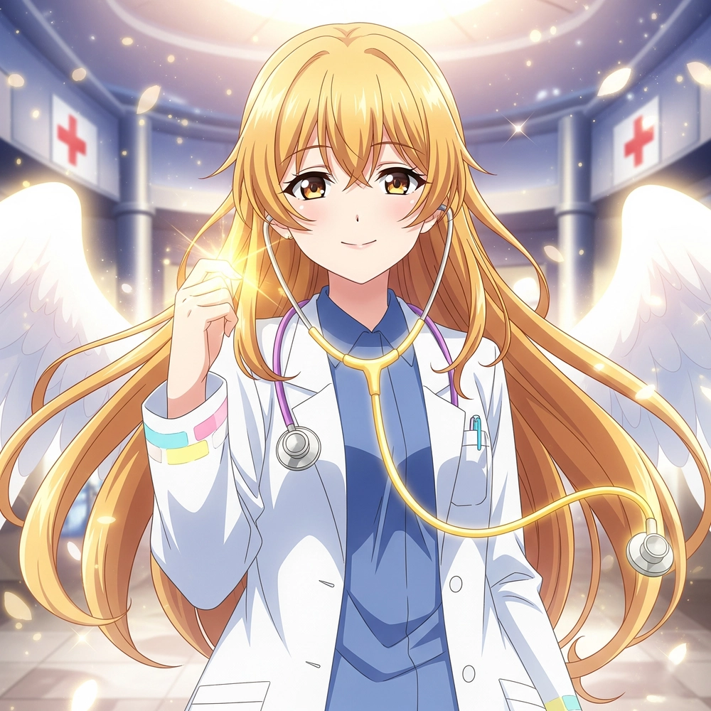 hình ảnh bác sĩ nữ anime