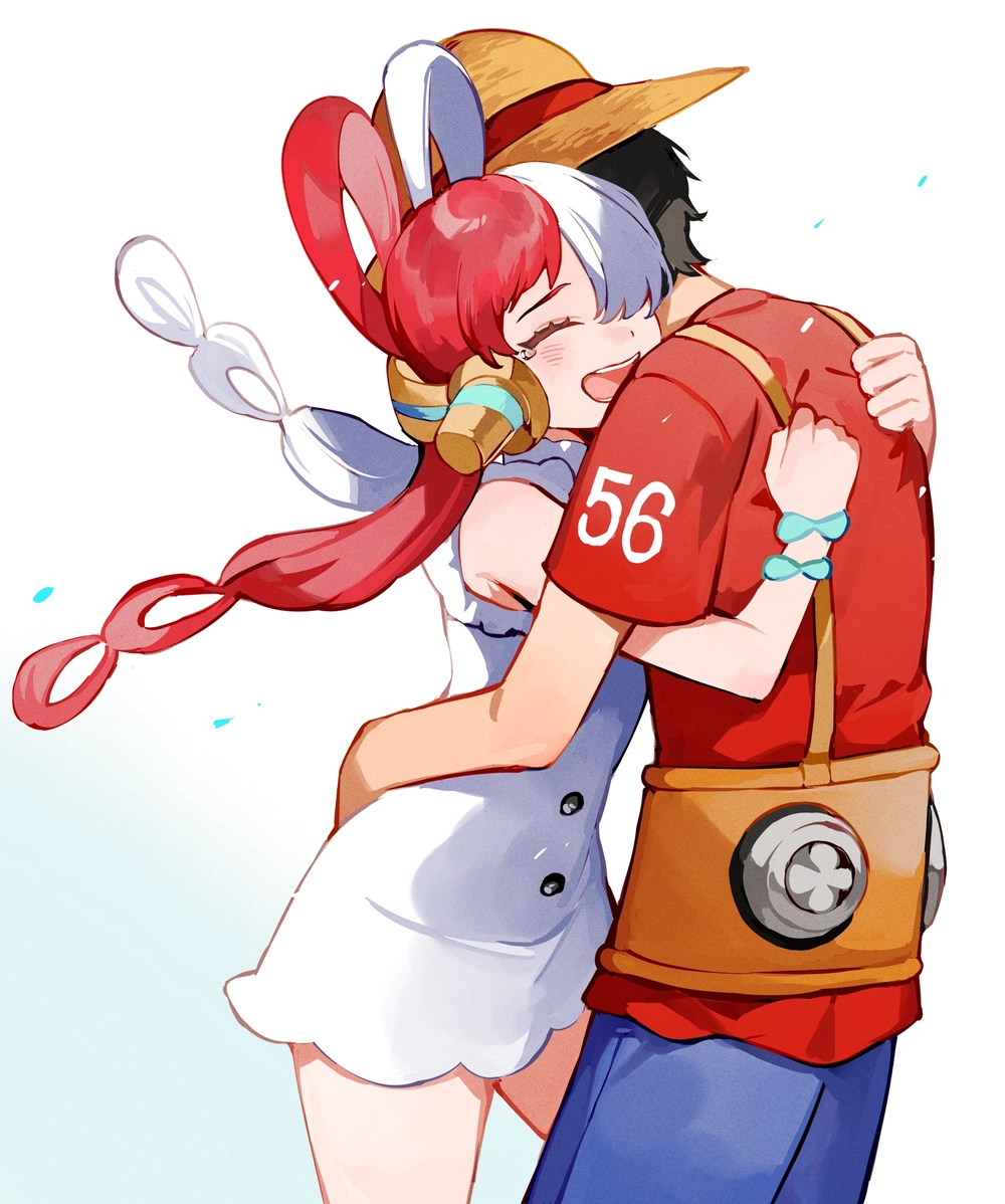 ảnh uta và luffy one piece