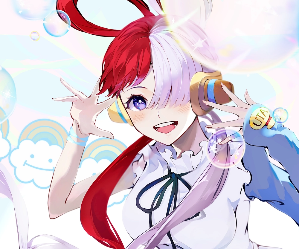 ảnh ute anime girl tóc đỏ 