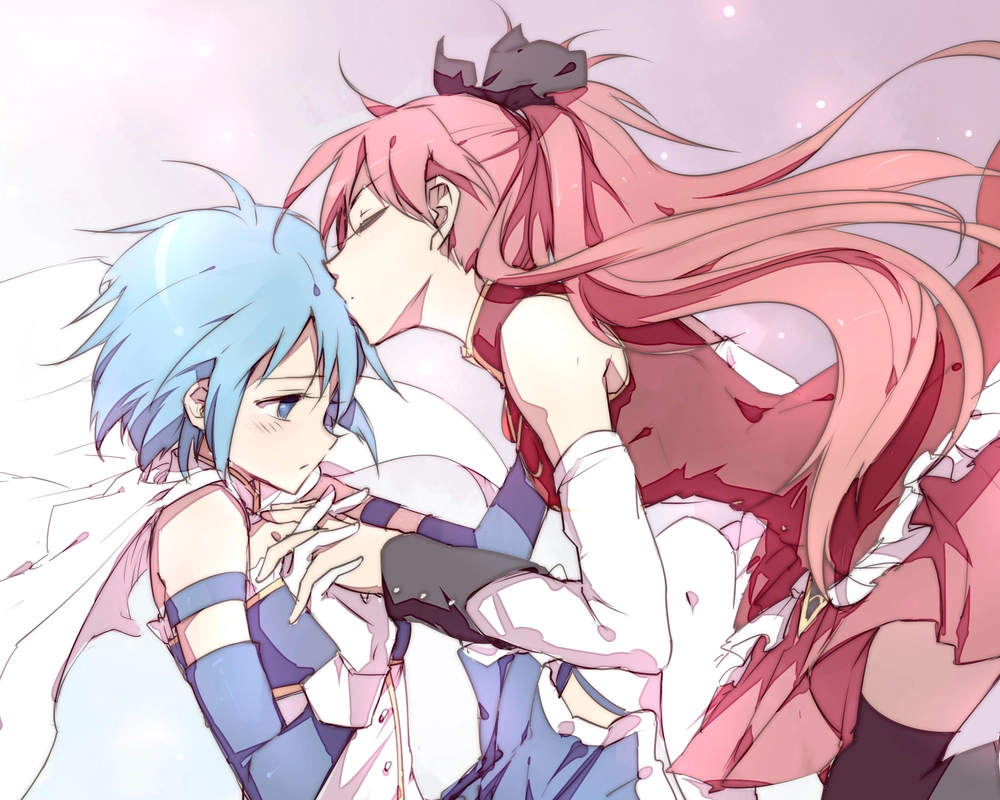 ảnh anime bách hợp dễ thương 