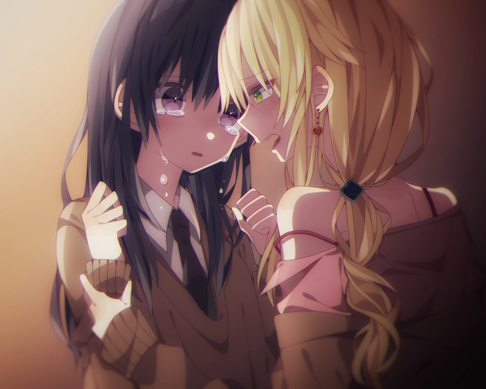 hình ảnh yuri anime trong sáng và đáng nhớ 