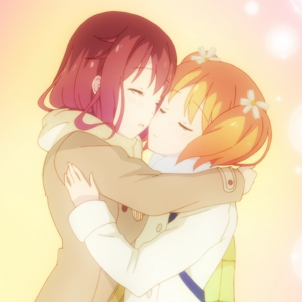 hình ảnh anime bách hợp thể hiện sự nhẹ nhàng 