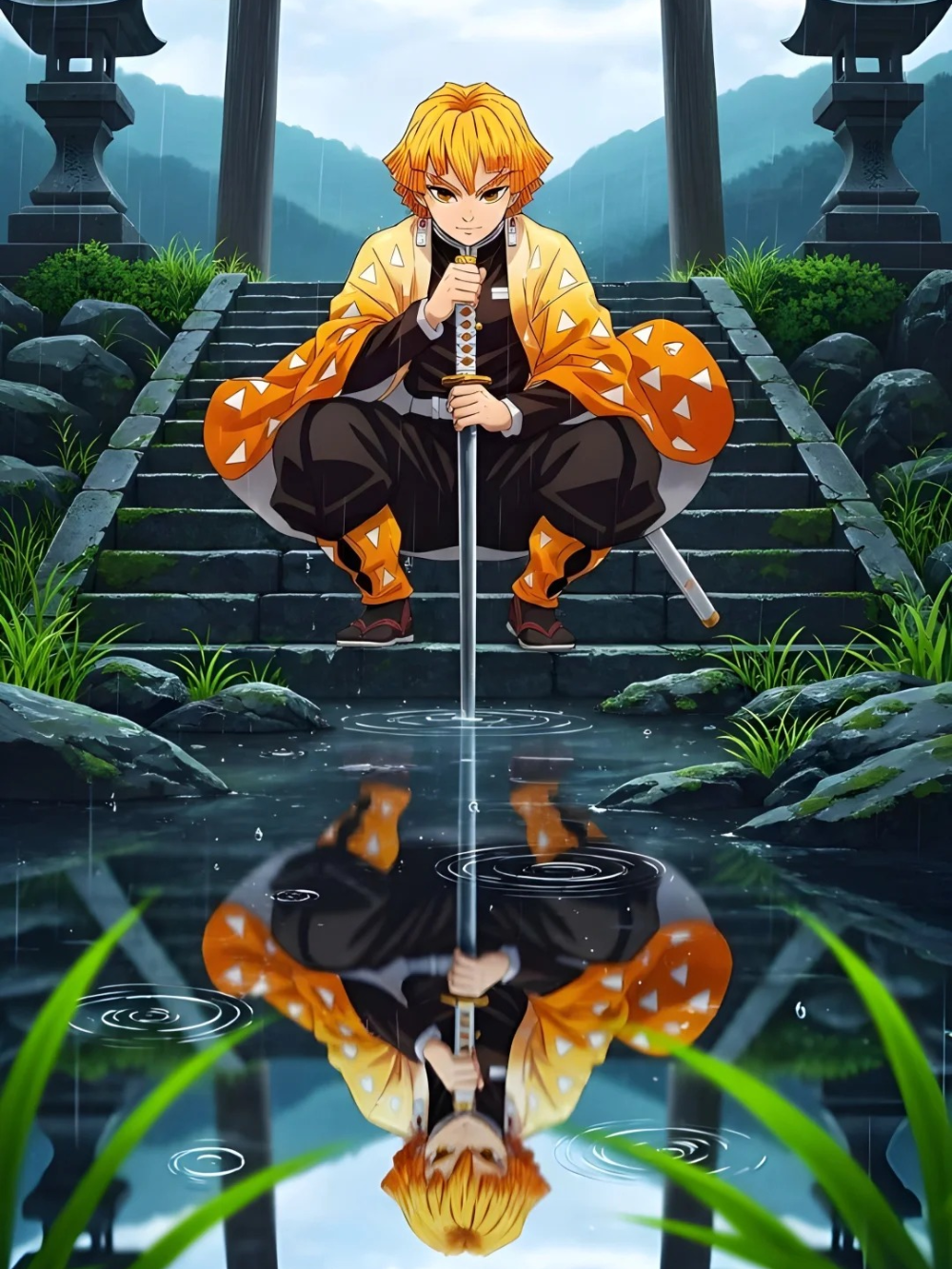 hình ảnh zenitsu ngầu