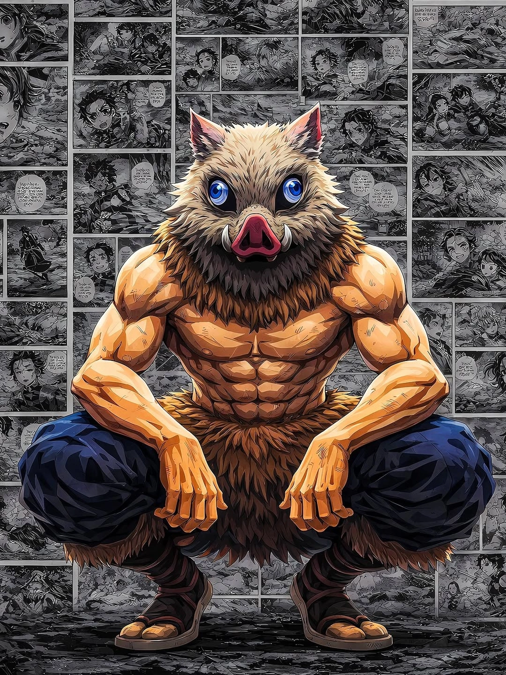 hình inosuke ngầu anime