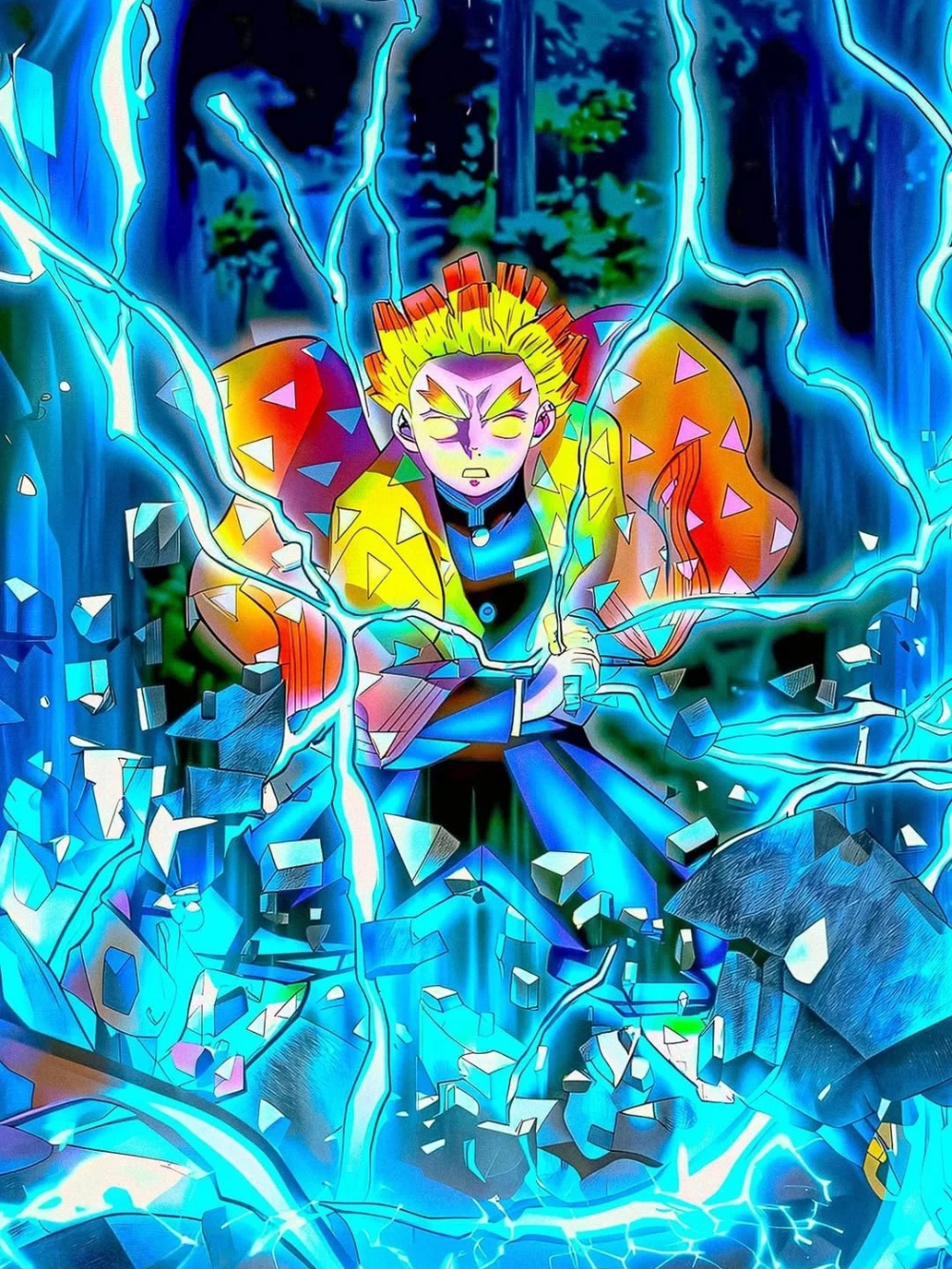 hình zenitsu ngầu