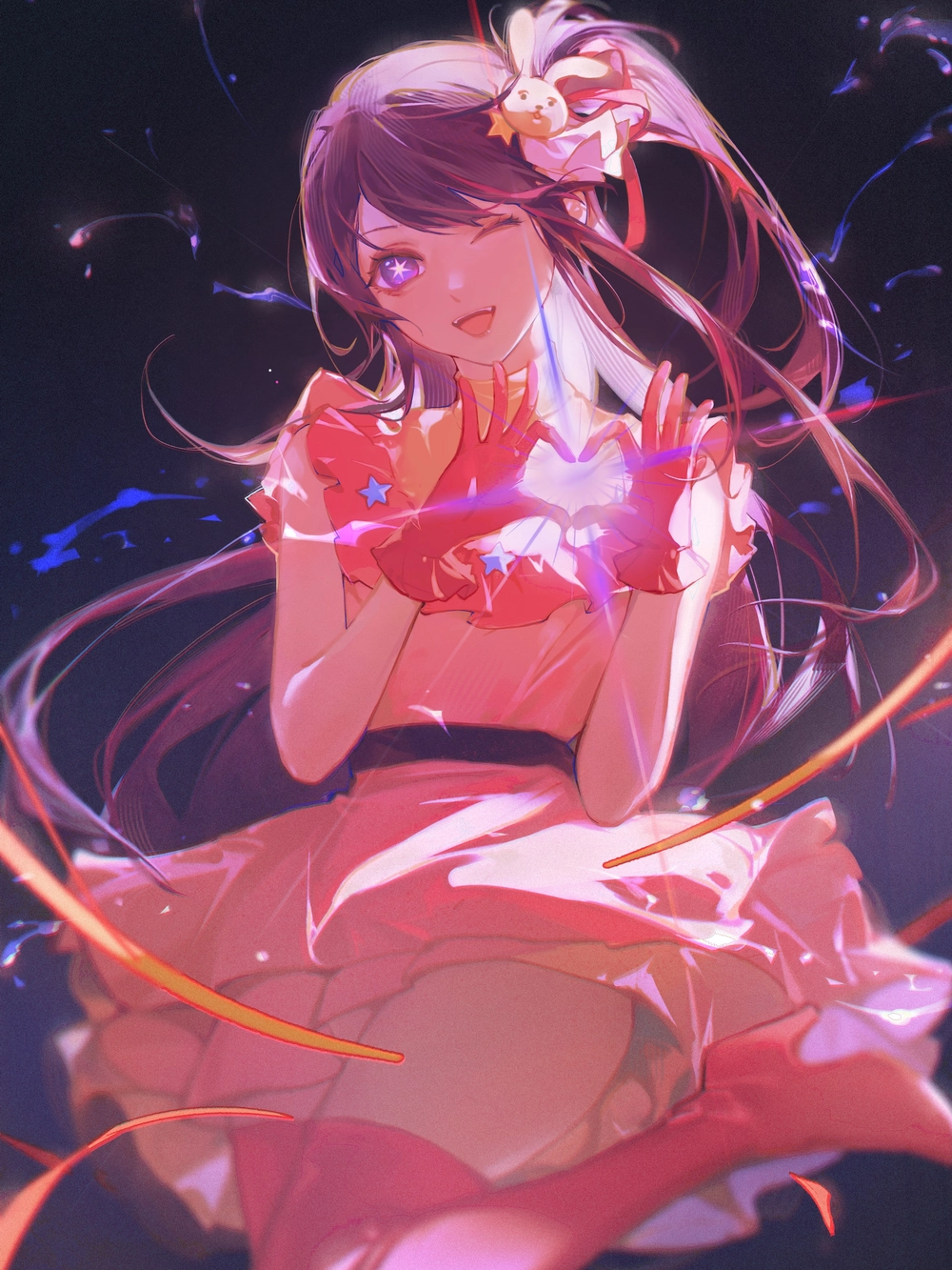 ảnh anime hoshino ai màu sắc rực rỡ