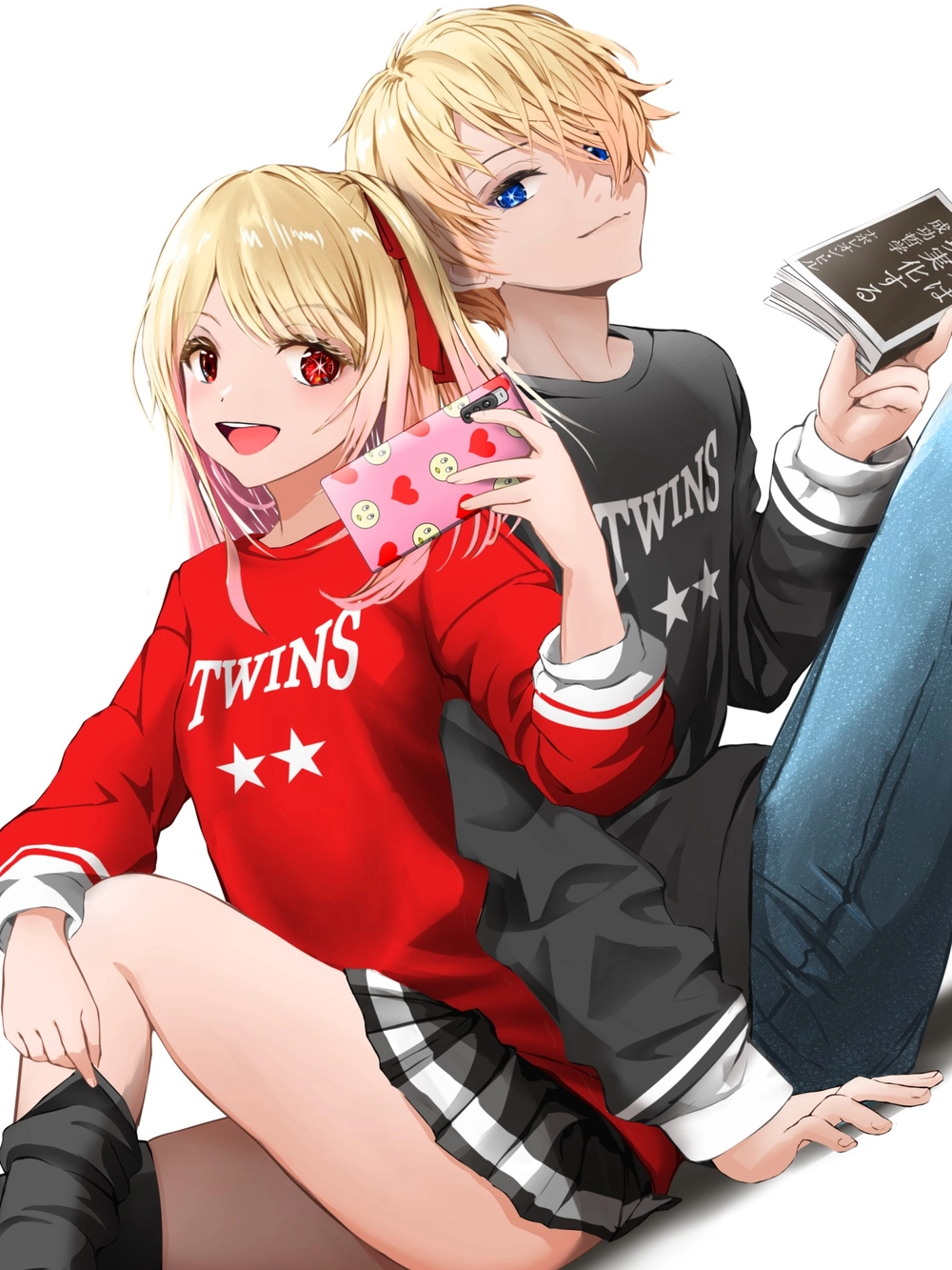 ảnh anime hoshino aqua và ruby đẹp