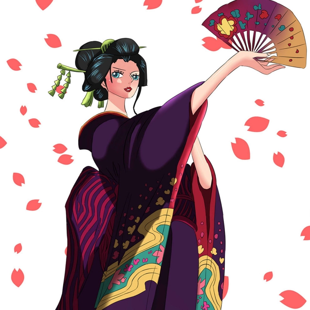 ảnh nico robin mặc kimono