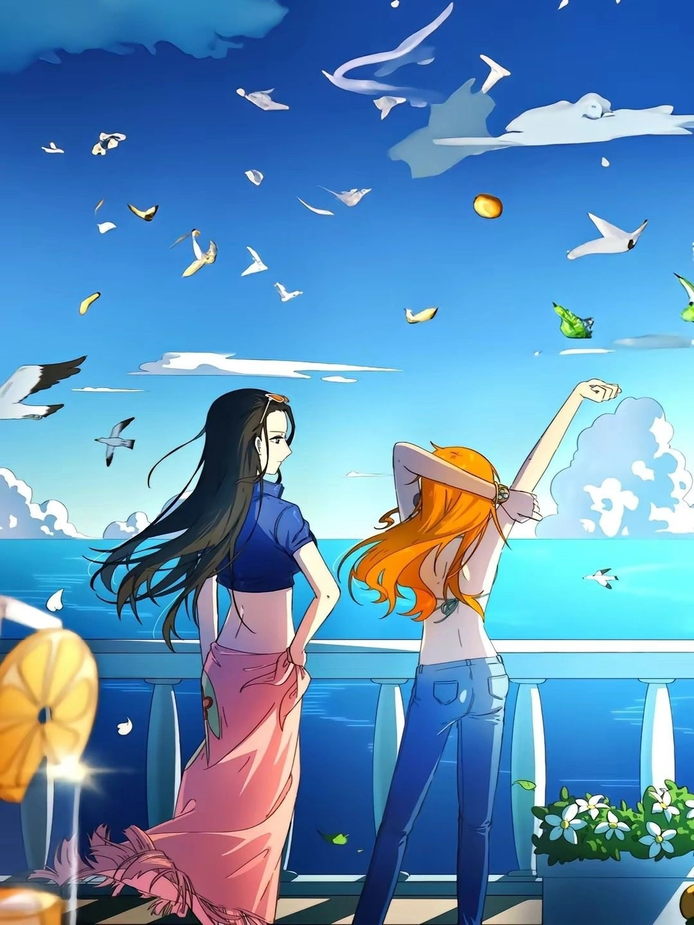 nico robin x nami nhẹ nhàng 