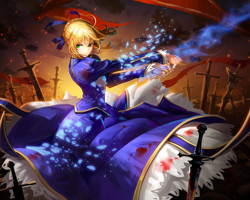 fate stay night saber nổi bật