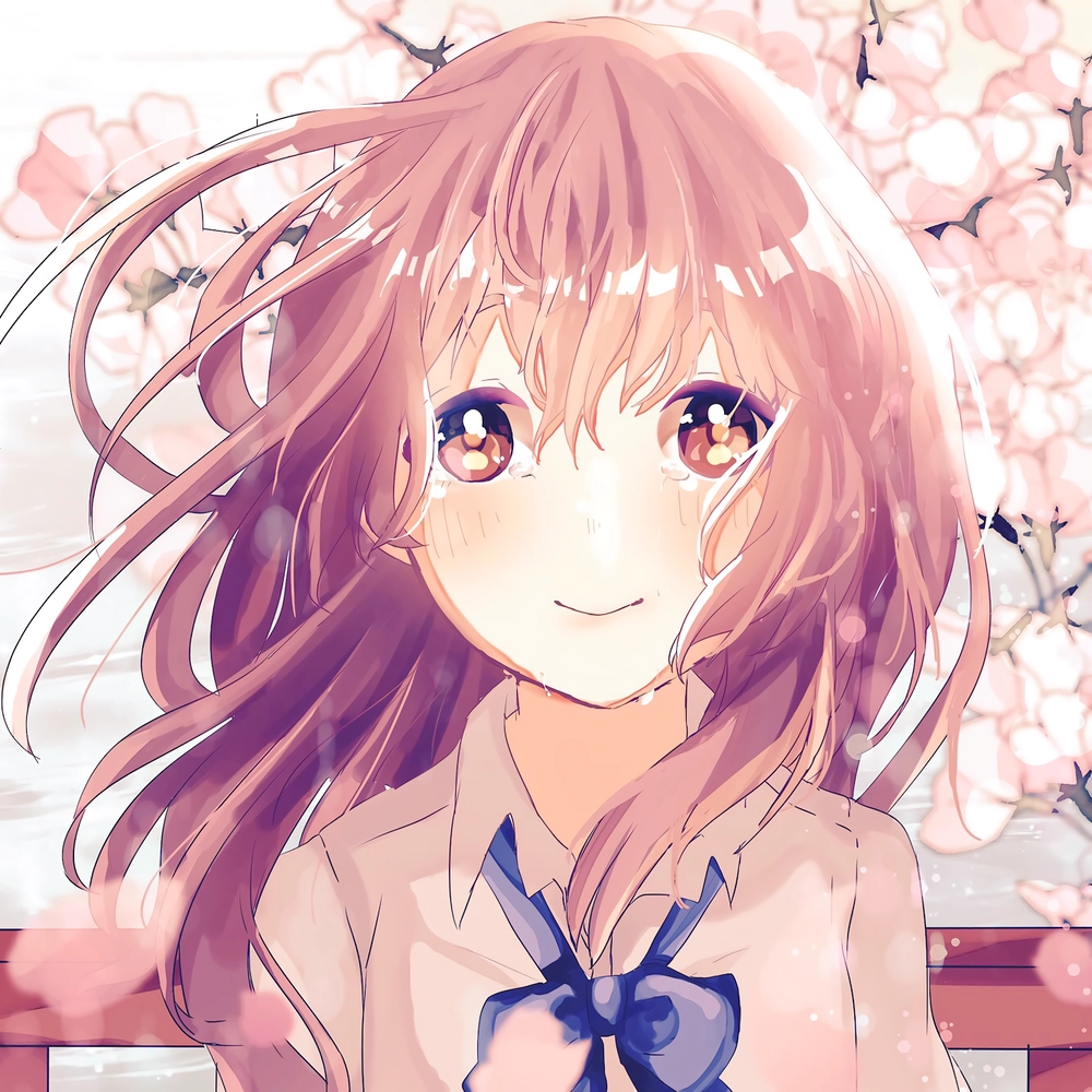 shouko nishimiya anime girl buồn