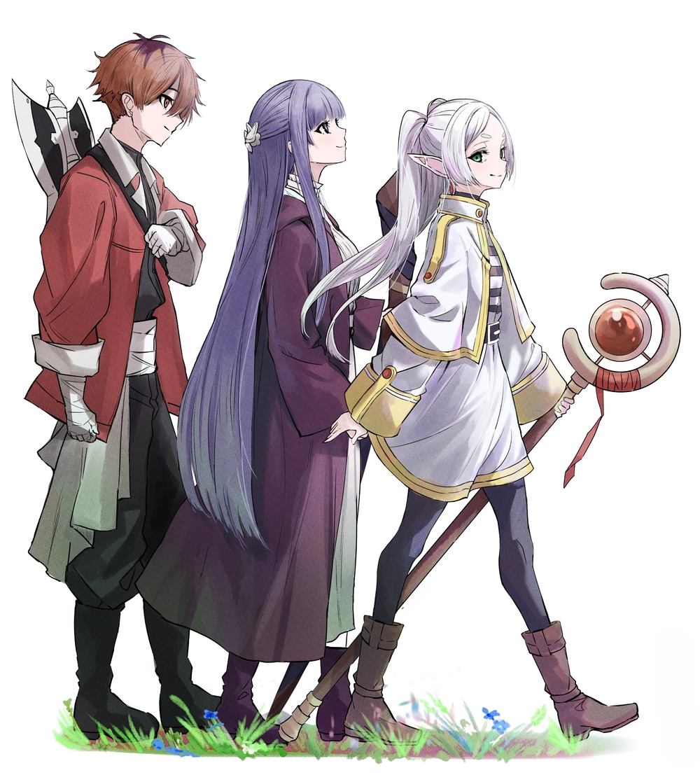 ảnh stark frieren trong anime frieren