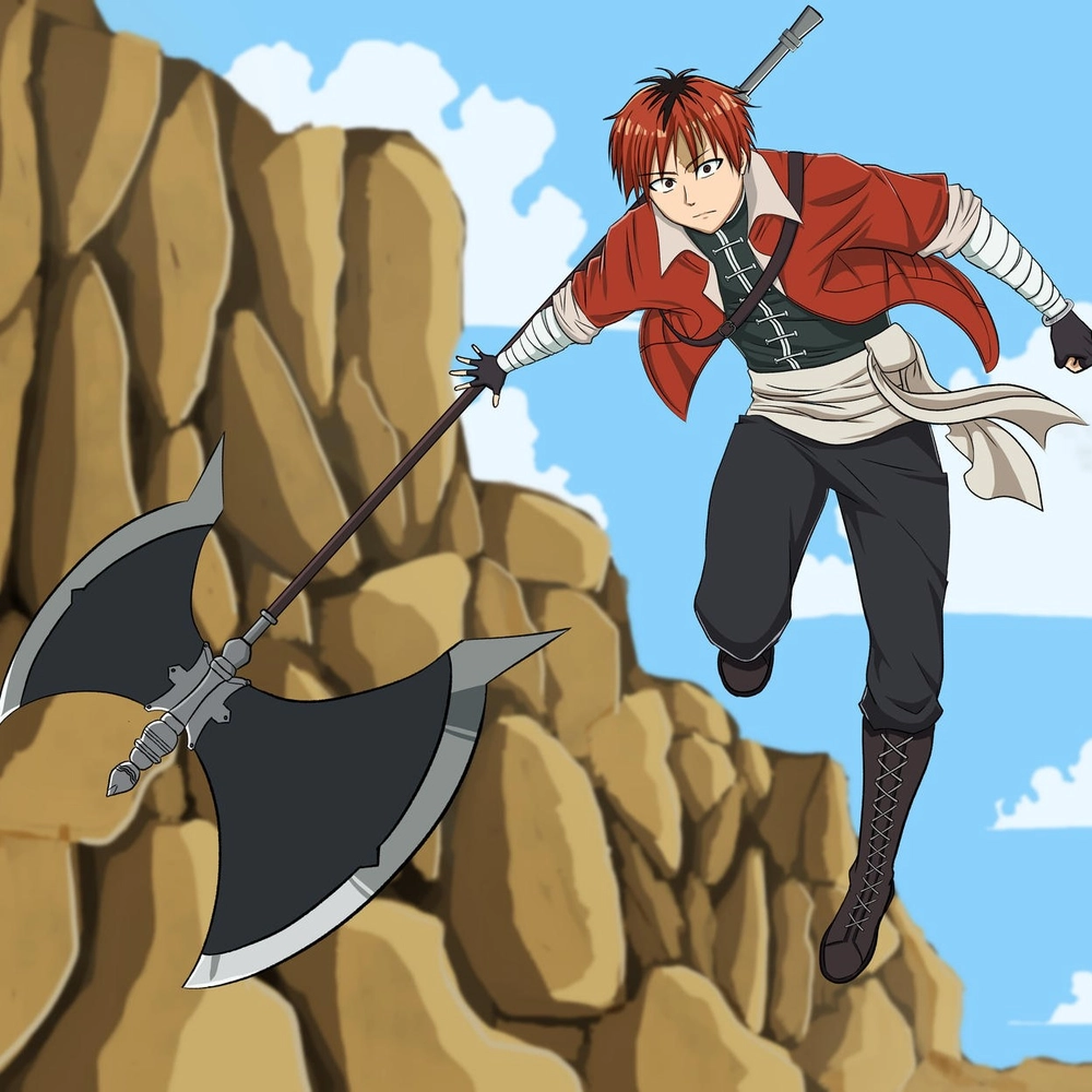 ảnh stark frieren đang chiến đấu