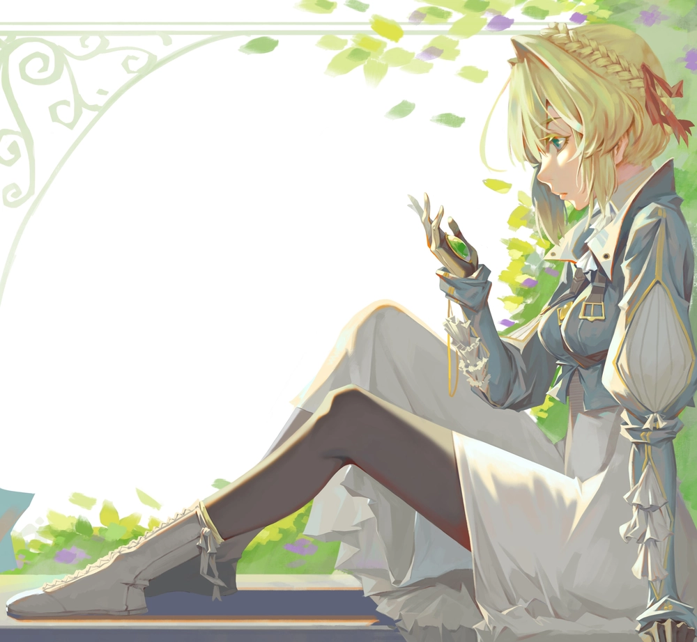 ảnh violet evergarden nhẹ nhàng, giàu chiều sâu 