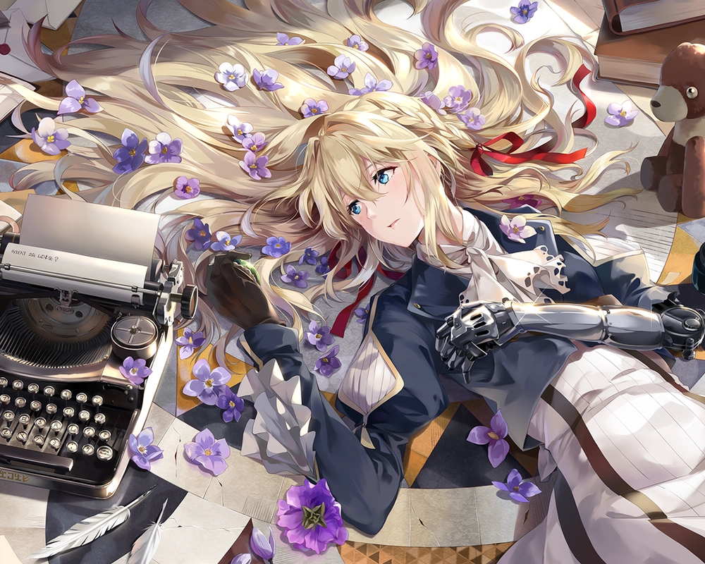 ảnh anime violet evergarden phong cách cổ điển 