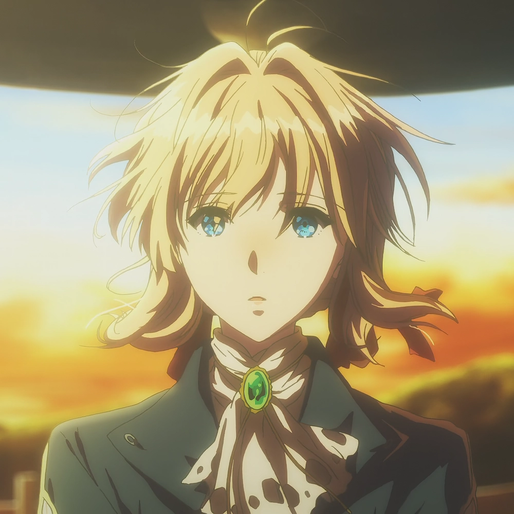 hình ảnh 4k violet evergarden anime búp bê ký ức 