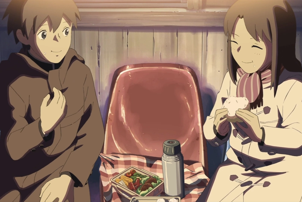 hình anime 5cm trên giây buồn 