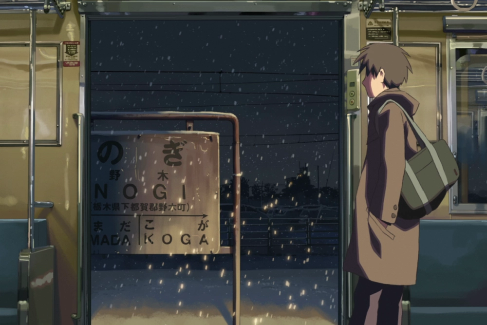 ảnh anime buồn 5cm trên giây 