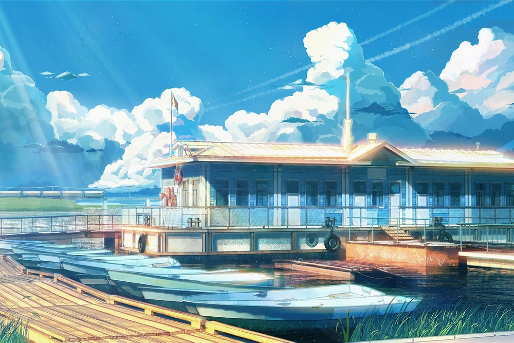 ảnh anime mùa hè tuyệt đẹp