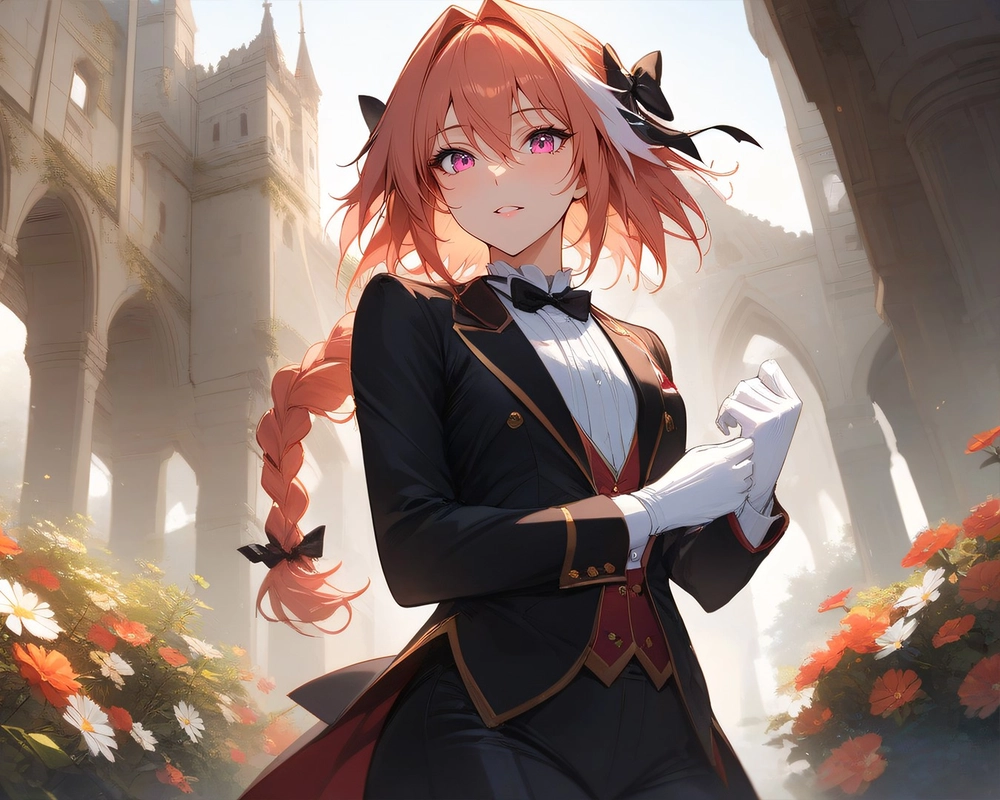 ảnh anime quản gia ánh nhìn sắc sảo