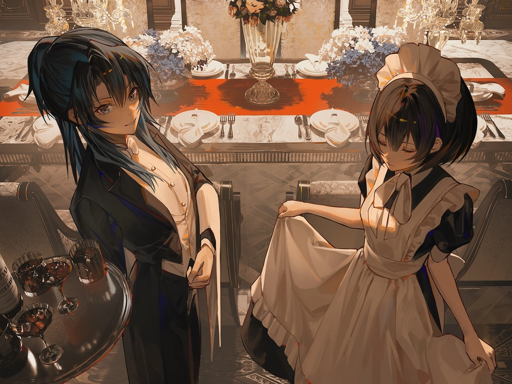 hình anime quản gia nghệ thuật