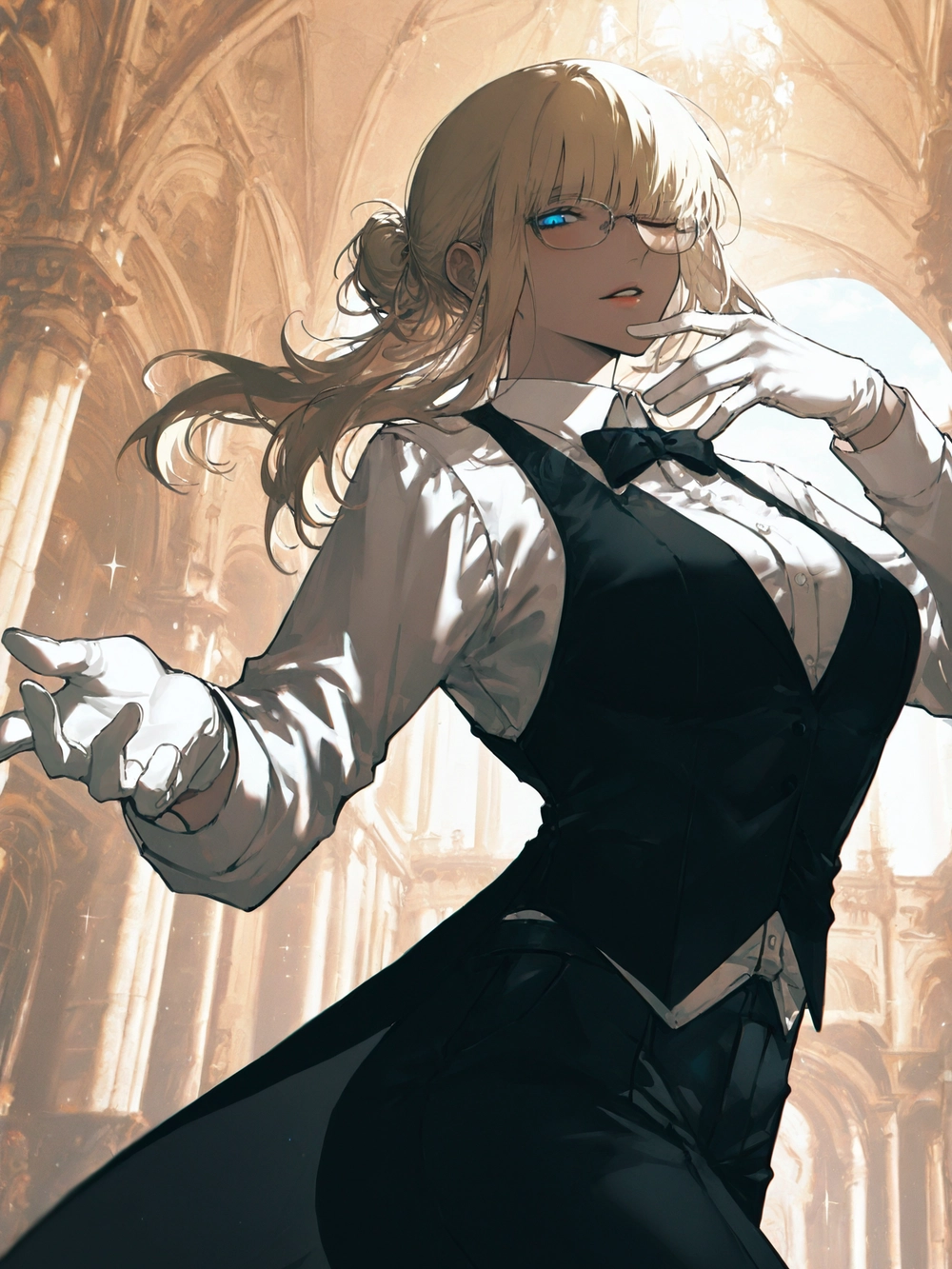 ảnh anime quản gia đậm chất quý tộc